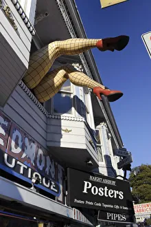 San Francisco Prints: USA, California, San Francisco, Haight & Ashbury district