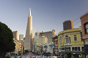 North Beach Prints: USA, California, San Francisco, North Beach (Little Italy), Transamerican Pyramid