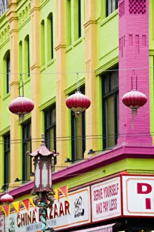 Images Dated 20th December 2012: USA, California, San Francisco, Chinatown, Chinese street lanterns
