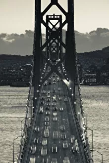 Images Dated 17th June 2011: USA, California, San Francisco, Embarcadero, Bay Bridge from Treasure Island