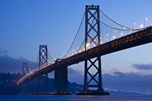 Images Dated 17th June 2011: USA, California, San Francisco, Embarcadero, The Bay Bridge