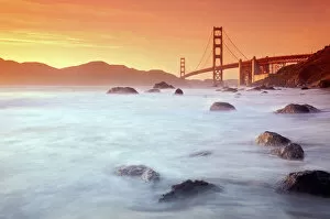 Images Dated 2011 May: USA, California, San Francisco, Golden Gate Bridge from Marshall Beach