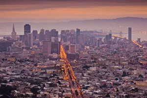 San Francisco Bay Collection: USA, California, San Francisco, Twin Peaks