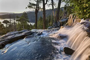 USA, California, Sierra Nevada, Lake Tahoe, Eagle Falls