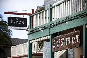 Southern California Prints: USA, California, Southern California, Los Olivos, Santa Barbara Wine Country, downtown