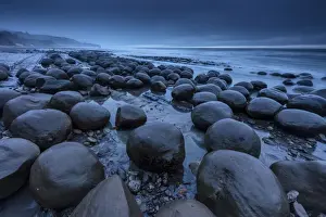 USA, California, West Coast, Schooner Gulch State Beach, Bowling Ball Beach