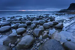USA, California, West Coast, Schooner Gulch State Beach, Bowling Ball Beach