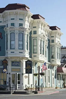 USA, California, West Coast victorian house in Ferndale