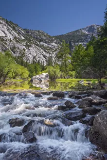 Images Dated 15th March 2017: USA, California, Yosemite National Park, Tenaya Creek, Mirror Lake