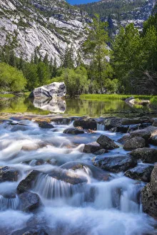 Images Dated 15th March 2017: USA, California, Yosemite National Park, Tenaya Creek, Mirror Lake