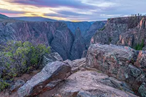 Sunrises Prints: USA, Colorado, Black Canyon of the Gunnison National Park at sunrise