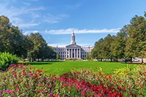Western Usa Prints: USA, Colorado, Denver, Denver Civic Center, Denver City and County Building