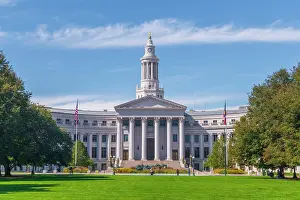 Denver Prints: USA, Colorado, Denver, Denver Civic Center, Denver City and County Building