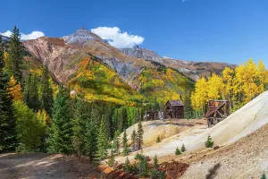 Tracks Prints: USA, Colorado, Million Dollar Highway, Guston, Yankee Girl Mine