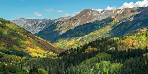 Durango Prints: USA, Colorado, Million Dollar Highway between Silverton and Durango