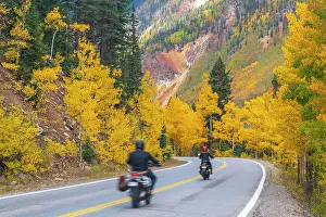 Highway Prints: USA, Colorado, Million Dollar Highway between Silverton and Durango