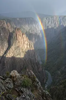 Vertical Prints: USA, Colorado, Montrose, Black Canyon of the Gunnison National Park