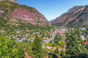 Elevated Viewpoints Prints: USA, Colorado, Ouray