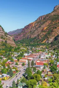 Elevated Viewpoints Prints: USA, Colorado, Ouray