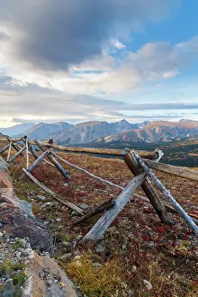Fences Prints: USA, Colorado, Rocky Mountain National Park