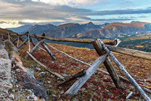 Fences Prints: USA, Colorado, Rocky Mountain National Park