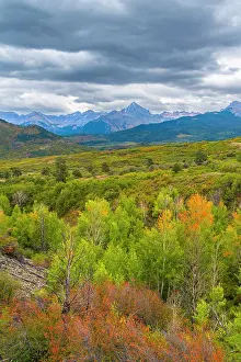 Mount Sneffels Prints: USA, Colorado, Rocky Mountains, San Juan Mountains, Sneffels Range, Mount Sneffels