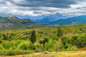 Mount Sneffels Prints: USA, Colorado, Rocky Mountains, San Juan Mountains, Sneffels Range, Mount Sneffels