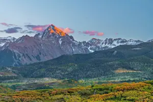 Mount Sneffels Prints: USA, Colorado, Rocky Mountains, San Juan Mountains, Sneffels Range, Mount Sneffels