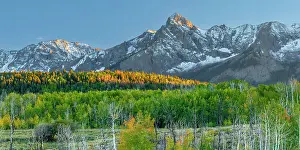 Sneffels Range Prints: USA, Colorado, Rocky Mountains, San Juan Mountains, Sneffels Range, S9 Peak