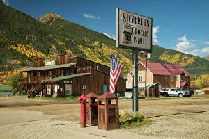Images Dated 27th January 2023: USA; Colorado; Rocky Mountains; San Juan Mountains; Million Dollar Highway; Silverton, Grocery Store