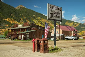 Images Dated 27th January 2023: USA; Colorado; Rocky Mountains; San Juan Mountains; Million Dollar Highway; Silverton, Grocery Store