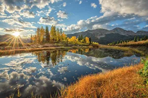 Images Dated 27th January 2023: USA; Colorado; Rocky Mountains; San Juan Mountains; Million Dollar Highway; Ouray;