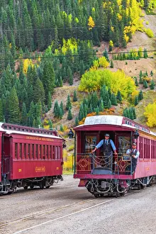 Steam Trains Prints: USA, Colorado, Silverton, Durango and Silverton Narrow Gauge Railroad