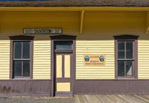 Stations Prints: USA, Colorado, Silverton, Railway Station for Durango and Silverton Narrow Gauge Railroad