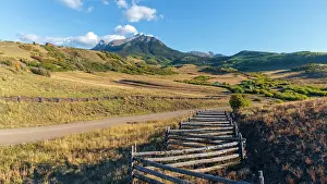 Telluride Prints: USA, Colorado, Telluride, Hastings Mesa, Last Dollar Road