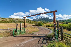Highway Prints: USA, Colorado, Telluride, Hastings Mesa