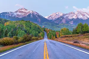Highways Prints: USA, Colorado, Telluride, Highway 145