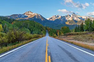 Highways Prints: USA, Colorado, Telluride, Highway 145