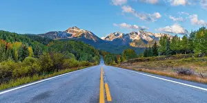 Highways Prints: USA, Colorado, Telluride, Highway 145