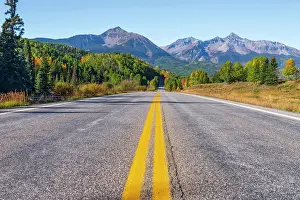 Highways Prints: USA, Colorado, Telluride, Highway 145