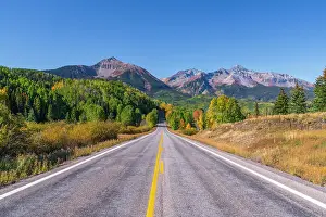 Highways Prints: USA, Colorado, Telluride, Highway 145