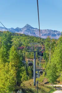 Elevated Viewpoints Prints: USA, Colorado, Telluride, Mountain Village