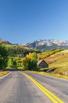 Highways Prints: USA, Colorado, Telluride, San Juan Mountains