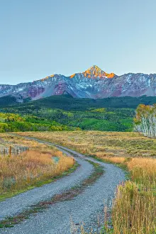 Highway Prints: USA, Colorado, Telluride, Wilson Mesa, Wilson Peak of the San Juan Mountains