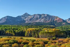 Telluride Prints: USA, Colorado, Telluride, Wilson Mesa, Wilson Peak of the San Juan Mountains