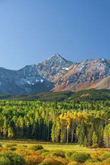Telluride Prints: USA, Colorado, Telluride, Wilson Mesa, Wilson Peak of the San Juan Mountains