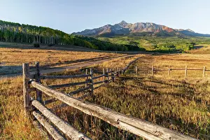 Telluride Prints: USA, Colorado, Telluride, Wilson Mesa, Wilson Peak of the San Juan Mountains
