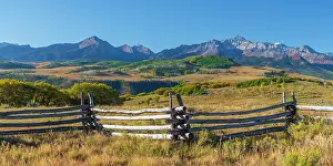 Wilson Peak Prints: USA, Colorado, Telluride, Wilson Peak of the San Juan Mountains from Last Dollar Road