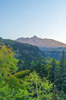 Telluride Prints: USA, Colorado, Telluride, Wilson Peak of the San Juan Mountains from Last Dollar Road