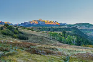 Telluride Prints: USA, Colorado, Telluride, Wilson Peak of the San Juan Mountains from Last Dollar Road